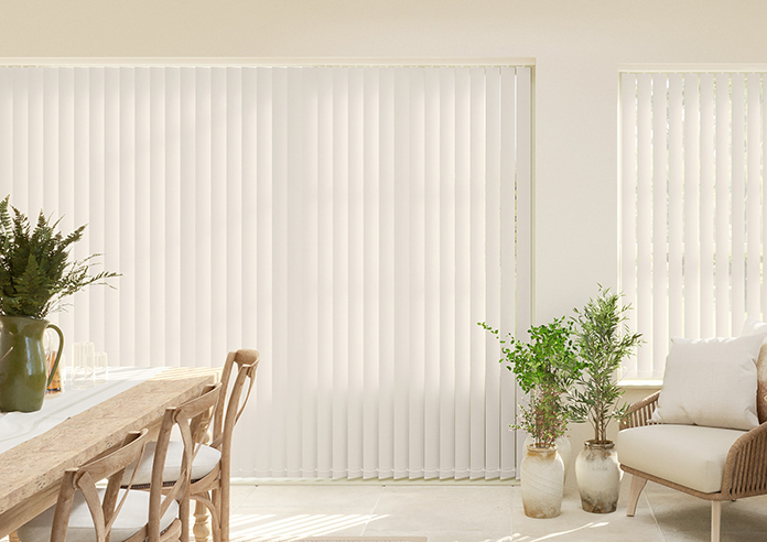 Toulouse (Blackout), Textured Brown - Vertical Blind - Image 3